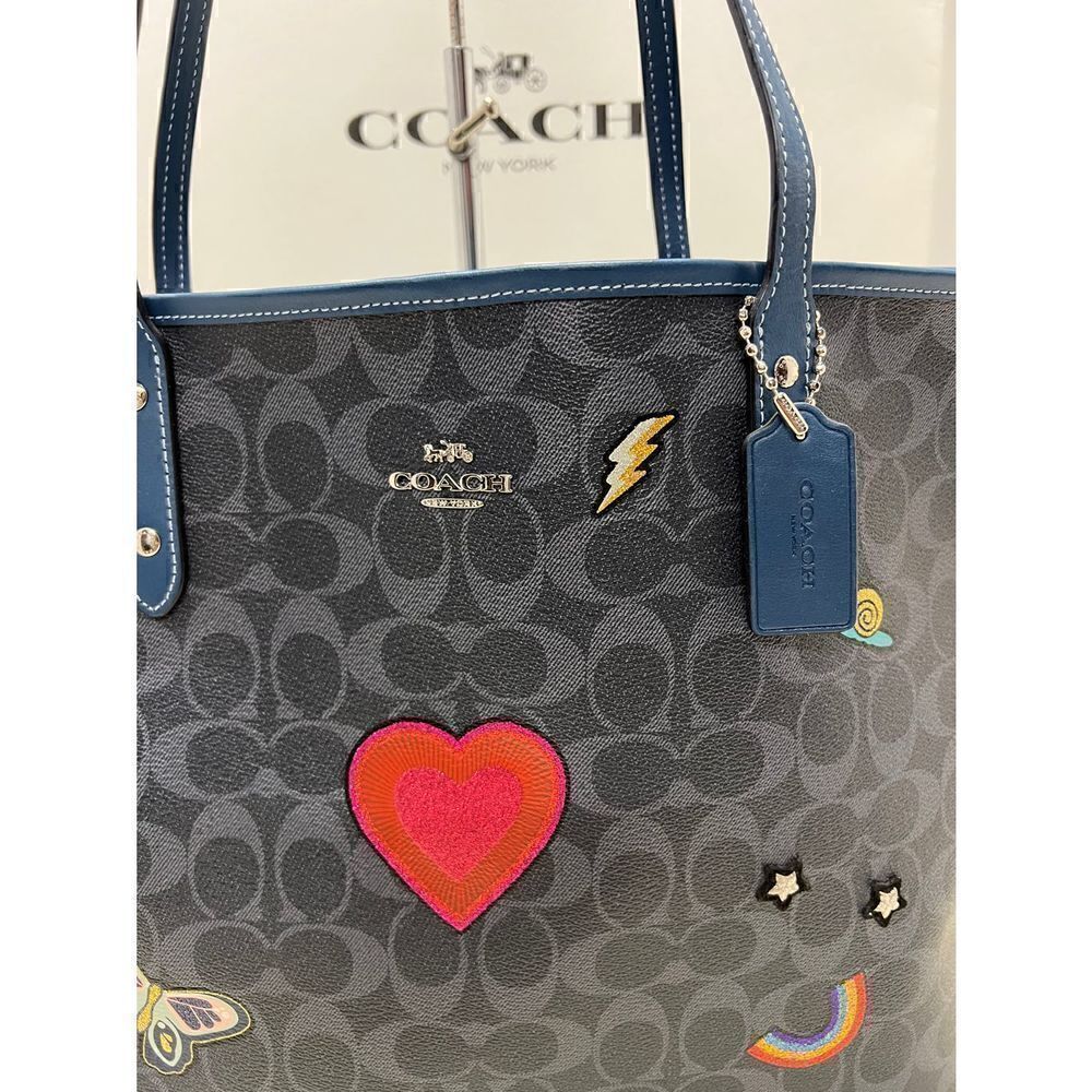 🔥🎁NWT! Coach City Tote Handbag Large Msrp:$395.00 - Picture 5 of 11